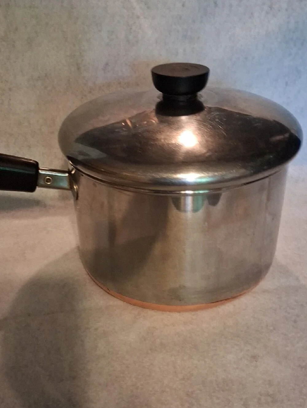 Revere Ware Stainless Steel Saucepan  and Matching Lid 3 Qt.